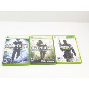 Call of Duty Xbox 360 Lot World at‎ War Modern Warfare MW3 Video Games